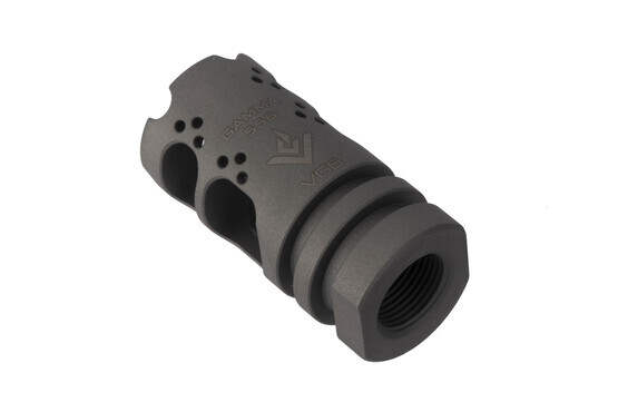 VG6 Precision Gamma 5.56 high performance AR15 muzzle brake fits standard 1/2x28 threading for 5.56 and .223 caliber rifles.